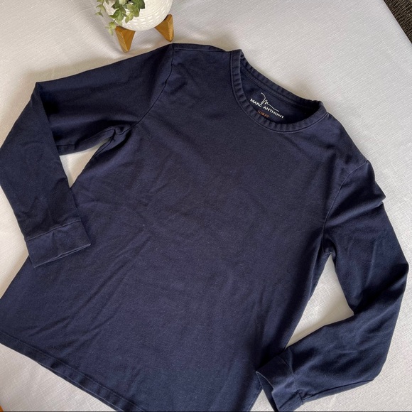 MARC ANTHONY slim fit long sleeve shirt men’s M - Picture 3 of 10